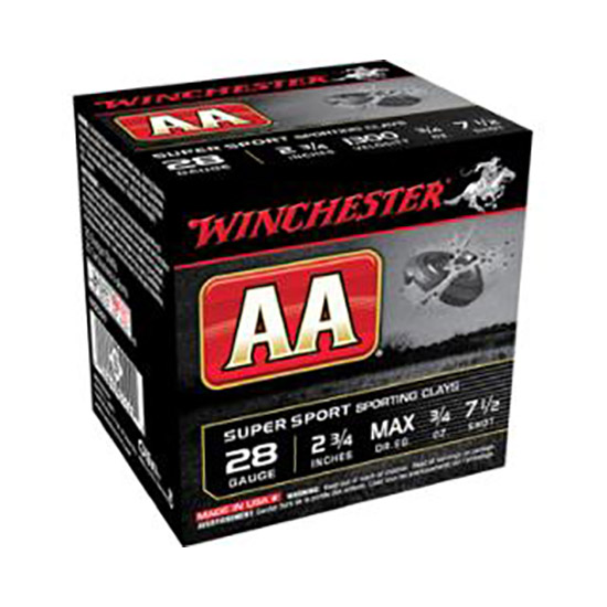 WIN AA SS SPORTING CLAYS 28GA 3/4OZ #7.5 25/10 - Sale